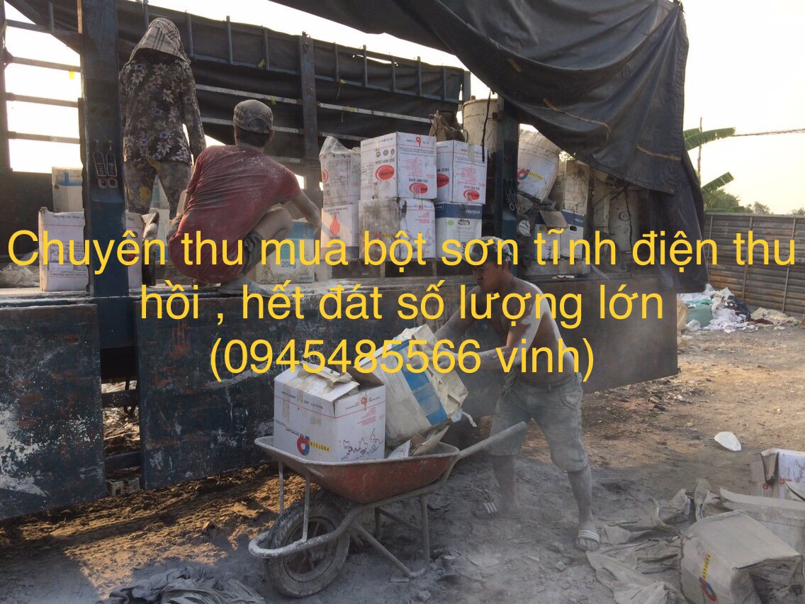 Chuyên thu mua bột sơn tĩnh điện thu hồi hết đát số lượng lớn 