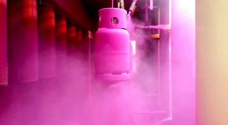 Sơn tĩnh điện cho bình Gas, xe đạp